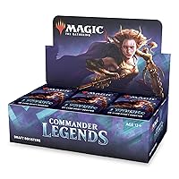 Wizards of The Coast Magic: The Gathering Commander Legends Draft Booster Box | 24 Booster Packs (480 Cards) | 2 Legends Per Pack | Factory Sealed