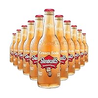 Stewart's Cream Soda, 12 fl oz (12 Glass Bottles)