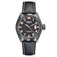 Davosa 161.511.94 Men's Wristwatch, Black, Dial Color - Black, Mechanical Automatic Watch