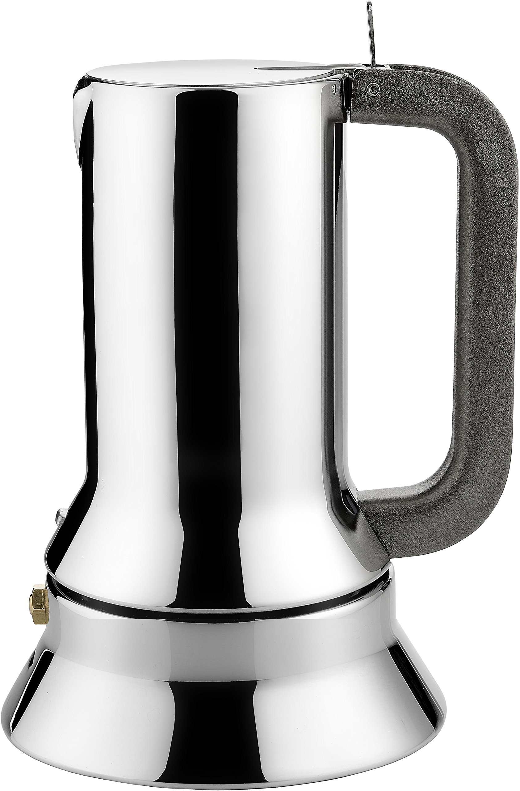 Alessi 9090/1 Stove Top Espresso 1 Cup Coffee Maker in 18/10 Stainless Steel Mirror Polished, Silver