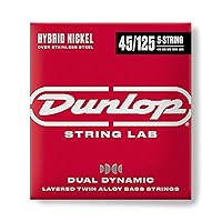 JIM DUNLOP Dual Dynamic Hybrid Nickel Bass Strings 45-125 | 5-String