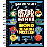 Brain Games - Retro Video Games Word Search Puzzles Brain Games - Retro Video Games Word Search Puzzles Spiral-bound