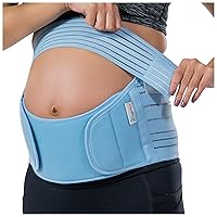 Belly Bands For Pregnant Women, Pregnancy Belly Support Band, Belly Band For Back Support. Pregnancy Must Haves, Belly Support For Pregnancy. Baby Blue Color/Size S