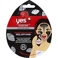 Tomatoes Charcoal Peel-Off Mask, Exfoliating Formula To Retain & Restore Skins Balance, Peel Away Impurities, With Charcoal & Antioxidants, Natural, Vegan & Cruelty Free, 1-Pack