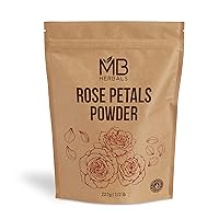 Rose Powder 8 oz | 227G / 0.5lb | For Natural Face Packs & Facial Mask Formulations | 100% Pure & Natural | No Chemical Preservative | No Artifical Color | Rose Petals Powder