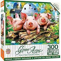 Masterpieces 300 Piece EZ Grip Jigsaw Puzzle - Three Lil' Pigs - 18
