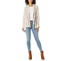 Miss Me Women's Knit Cardigan with Lace