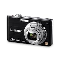 Panasonic DMC-FH22 14.1 MP Digital Camera with 8x Optical Zoom and Touchscreen - Black