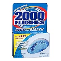 2000 FLUSHES-208017 Blue Plus Bleach Automatic Toilet Bowl Cleaner, 3.5 OZ ( Pack Of 12 )
