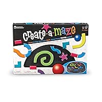 Create-a-Maze - 17 Pieces, 1-4 Players, Ages 5+ Board Games for Kids, STEM Maze, Brainteaser Games