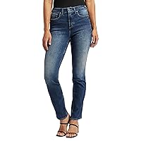 Silver Jeans Co. Women's Infinite Fit High Rise Straight Leg Jeans