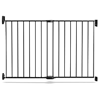 Munchkin® Push to Close™ Baby Gate, Hardware Mounted Safety Gate for Stairs, Hallways and Doors, Extends 28.5