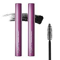 Almay Mascara, Thickening, Volume & Length Eye Makeup with Aloe and Vitamin B5, Hypoallergenic-Fragrance Free, Ophthalmologist Tested, 402 Black (Pack of 2)