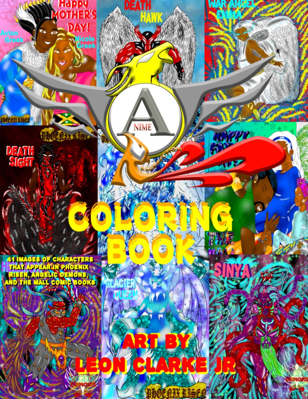 Anime Resurrection Coloring Book 1