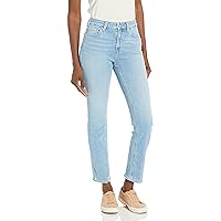 PAIGE Women's Ultra High Rise Cindy Distressed Jeans