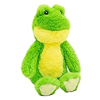 11 inch Green Frog Stuffed Animal for Baby, Toddler, Kids- Colorful Froggy Plush Toy- Soft, Huggable Stuffed Frog- Adorable Toy Made from Kid-Friendly, Quality Materials