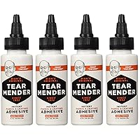 Tear Mender Instant Fabric and Leather Adhesive 16 oz Bottle TG-16