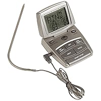 Bradley Smoker Digital Meat Thermometer with Stainless Steel Temperature Probe