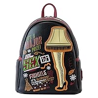 Loungefly A Christmas Story Leg Lamp Mini Backpack: Glowing Holiday Cheer!