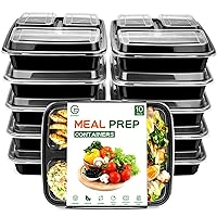 Meal Preparation Containers [38OZ] Plastic Food Storage Containers With  Lids,10-Pack Reusable To Go Containers, Disposable Food Prep Containers,  BPA-free, Stackable, Microwave/Dishwasher/Freezer Safe