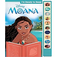 Disney Moana - I'm Ready to Read with Moana Interactive Read-Along Sound Book - Great for Early Readers - PI Kids Disney Moana - I'm Ready to Read with Moana Interactive Read-Along Sound Book - Great for Early Readers - PI Kids Hardcover