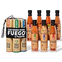 The Good Hurt Grillin, BBQ Rub for Grilling Gift Set, Flavors Include Chipotle Lime, Montreal, Memphis, Black Cajun and More, Pack of 7
