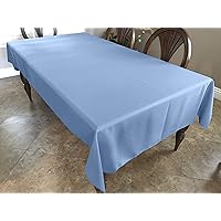 Polyester Tablecloth Durable Machine Washable, Dining Room Holiday Decor (56