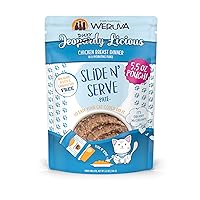 Weruva Wet Cat Food, Jeopurrdy Licious with Chicken Pate, 5.5oz Slide N Serve Pouch, Pack of 12