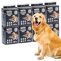Pee Pads for Dogs 28x34in Large Activated Carbon Puppy Pads Odor-Control Charcoal Dog Pads Super Absorption Up to 8 Cups of Urine, 6-Layer Leak-Proof Dog Pee Pads (120 Counts)