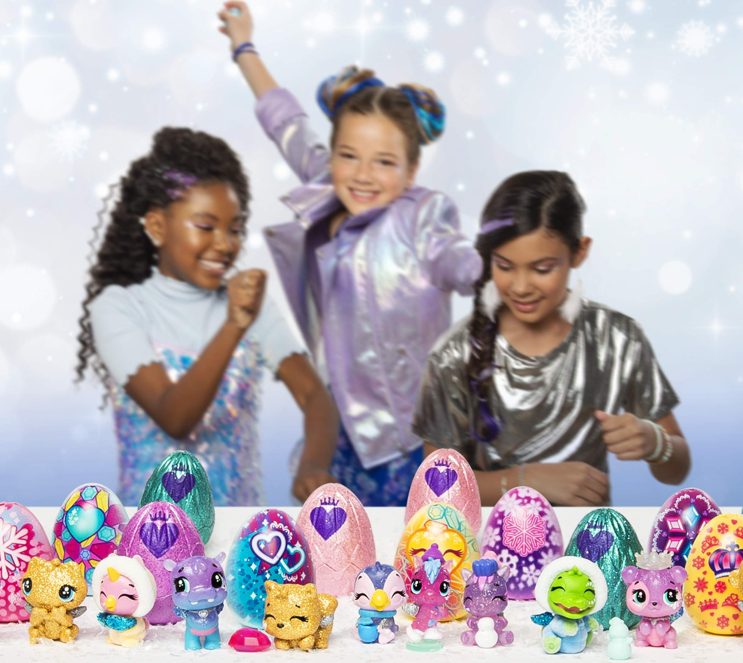 Hatchimals CollEGGtibles, Royal Multipack with 4 and Accessories, for Kids Aged 5 and up (Styles May Vary)