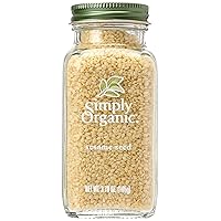 Simply Organic Whole Sesame Seed, Certified Organic | 3.7 oz | Sesamum indicum L.