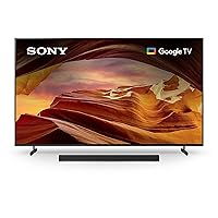 Sony 85 Inch X77L 4K HDR LED Google TV HT-X8500 2.1ch Dolby Atmos Sound Bar with Built-in Subwoofer