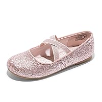 DREAM PAIRS Girls Ballerina Dress Shoes Mary Jane Flats