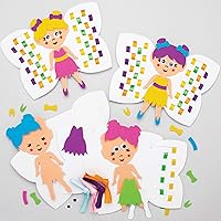 Baker Ross AT534 Fairy Weaving Kits - Pack of 6, Introductory Sewing for Beginners and for Kids Arts and Crafts Projects