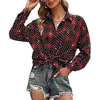 Blooming Jelly Womens Plaid Blouses Collared Long Sleeve Button Down Tops Business Casual Shirt Jacket