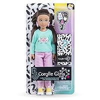 Corolle Girls Luna Shopping Surprise Set Fashion Doll and 6-Piece Accessory Set, for Kids Ages 4 Years and up
