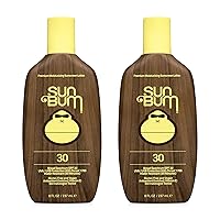 Sun Bum Original Spf 30 Sunscreen Lotion Vegan and Reef Friendly (octinoxate & Oxybenzone Free) Broad Spectrum Moisturizing Uva/uvb Sunscreen With Vitamin E 8 Ounce 2 Pack