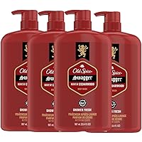 Old Spice Red Zone Swagger Scent Body Wash for Men, 33.4 fl oz (Pack of 4)