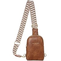 INICAT Travel Small Sling Bag Crossbody Bags with Patterned Strap