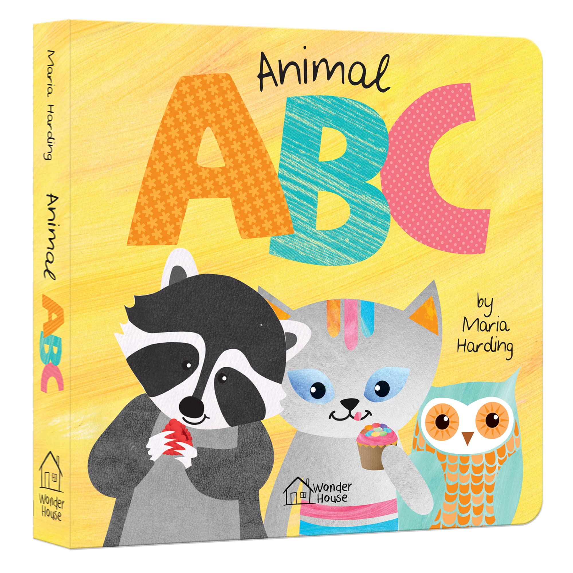 Animal ABC : Playful animals teach A to Z (Board Book)