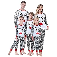 Demifill Christmas Family Matching Reindeer Pajamas Holiday Pajamas Snowman Sleepwear Christmas Pjs