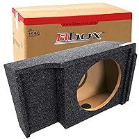 Bbox Single Sealed 12 Inch Subwoofer Enclosure - Accu-Tuned Sealed Subwoofer Boxes - Subwoofer Box Improves Audio Quality, Sound & Bass - Fits 1999-2007 Chevrolet/GMC Silverado/Sierra Extended Cab
