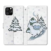 Wallet Case Replacement for iPhone 15 14 13 Pro Max 12 Mini 11 Xr Xs 10 X 8 7+ SE Clouds Snowflakes Happy Folio Cover Music Mythic Magnetic Winter Flip Snap Card Holder PU Leather Yeti