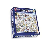 Mike Jupp I Love Boats 1000 Piece Jigsaw Puzzle