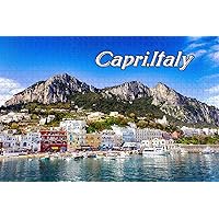 Italy Capri Jigsaw Puzzle for Adults 1000 Piece Wooden Travel Gift Souvenir
