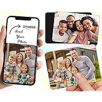 Your Square Custom Magnet | Square Magnetic Photo for Home School Office Kitchen Fridge Special Decoration | Save Your Best Personalized Picture Magnets | INKL Free Photo Upscaler