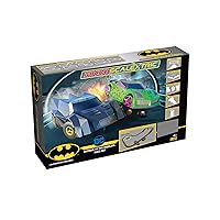Scalextric Micro Batman vs The Riddler 1:64 Battery Powered Slot Car Race Track Set G1170, Black, Green & Purple, 53.34 x 35.56 x 12.7 cm; 1.3 Kilograms