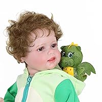 Reborn Baby Dolls, 22 Inch Cute Soft Vinyl Realistic-Newborn Baby Dolls Poseable Real Life Lifelike Baby Dolls w/Doll Accessories for 3+ Year Old Boys and Girls