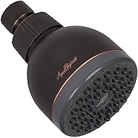 Aqua Elegante High Pressure Shower Head Bronze - Best Pressure Boosting, Wall Mount, Bathroom Showerhead For Low Flow Showers, 2.5 GPM - Oil-Rubbed Bronze