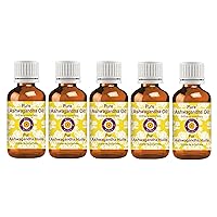Deve Herbes Pure Ashwagandha Oil (Withania somnifera) (Pack of Five) 100ml X 5 (16.9 oz)